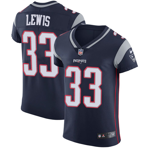 Nike Patriots #33 Dion Lewis Navy Blue Team Color Men's Stitched NFL Vapor Untouchable Elite Jersey